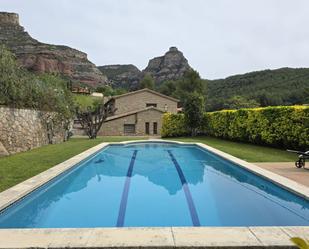 Swimming pool of Country house to rent in Bigues i Riells  with Air Conditioner, Terrace and Balcony