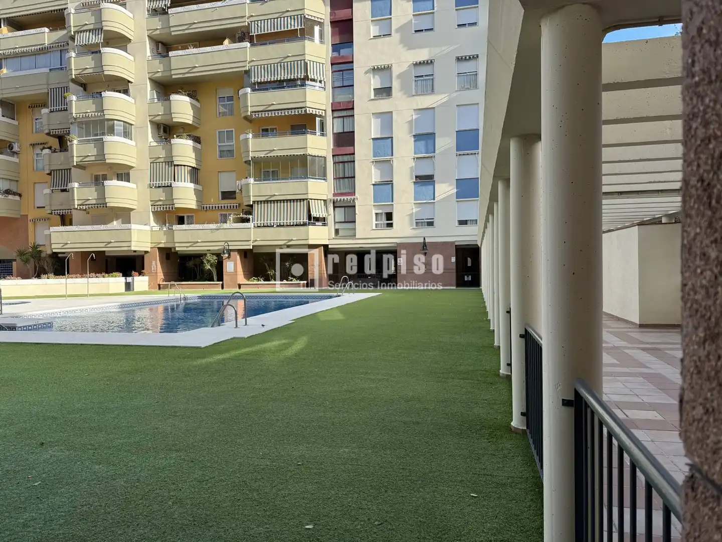 Swimming pool of Flat for sale in Málaga  with Private garden, Terrace and Swimming Pool