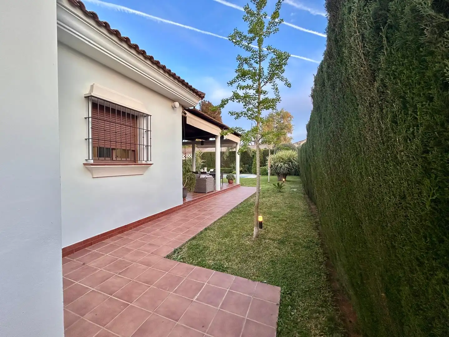 Jardí de Casa o xalet en venda en Alcalá de Guadaira amb Aire condicionat, Jardí privat i Traster