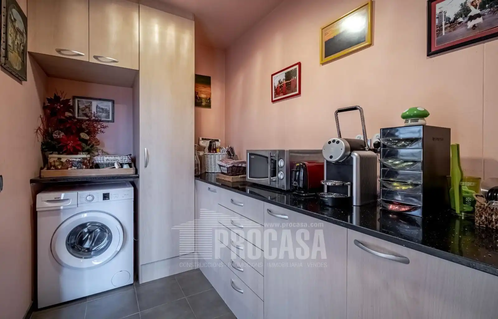 Kitchen of Houses for sale in Masarac i Vilarnadal  with Air Conditioner, Storage room and Swimming Pool