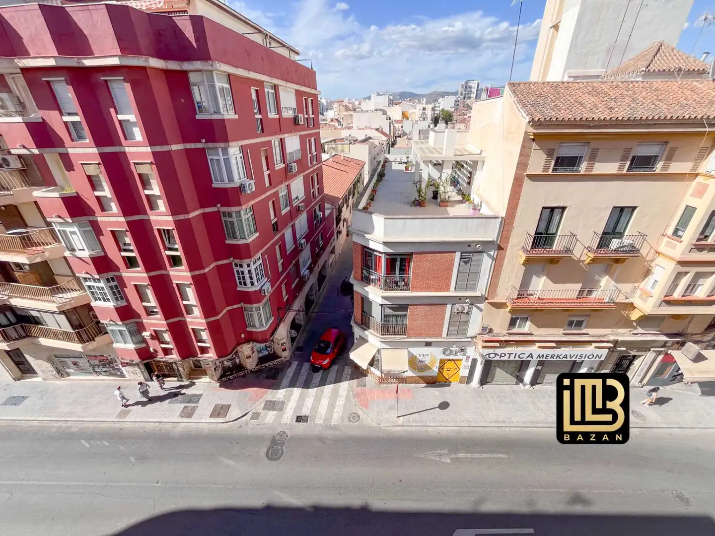 Außenansicht von Wohnung zur Miete in Málaga mit Klimaanlage, Heizung und Möbliert