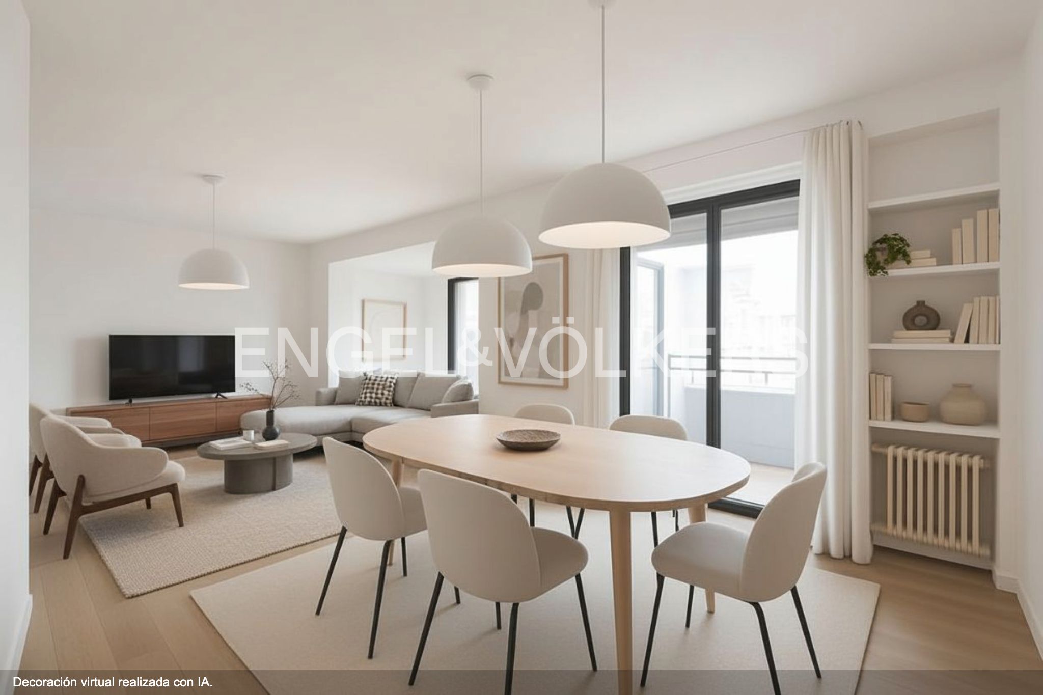 Living room of Apartment for sale in  Madrid Capital  with Heating, Parquet flooring and Terrace