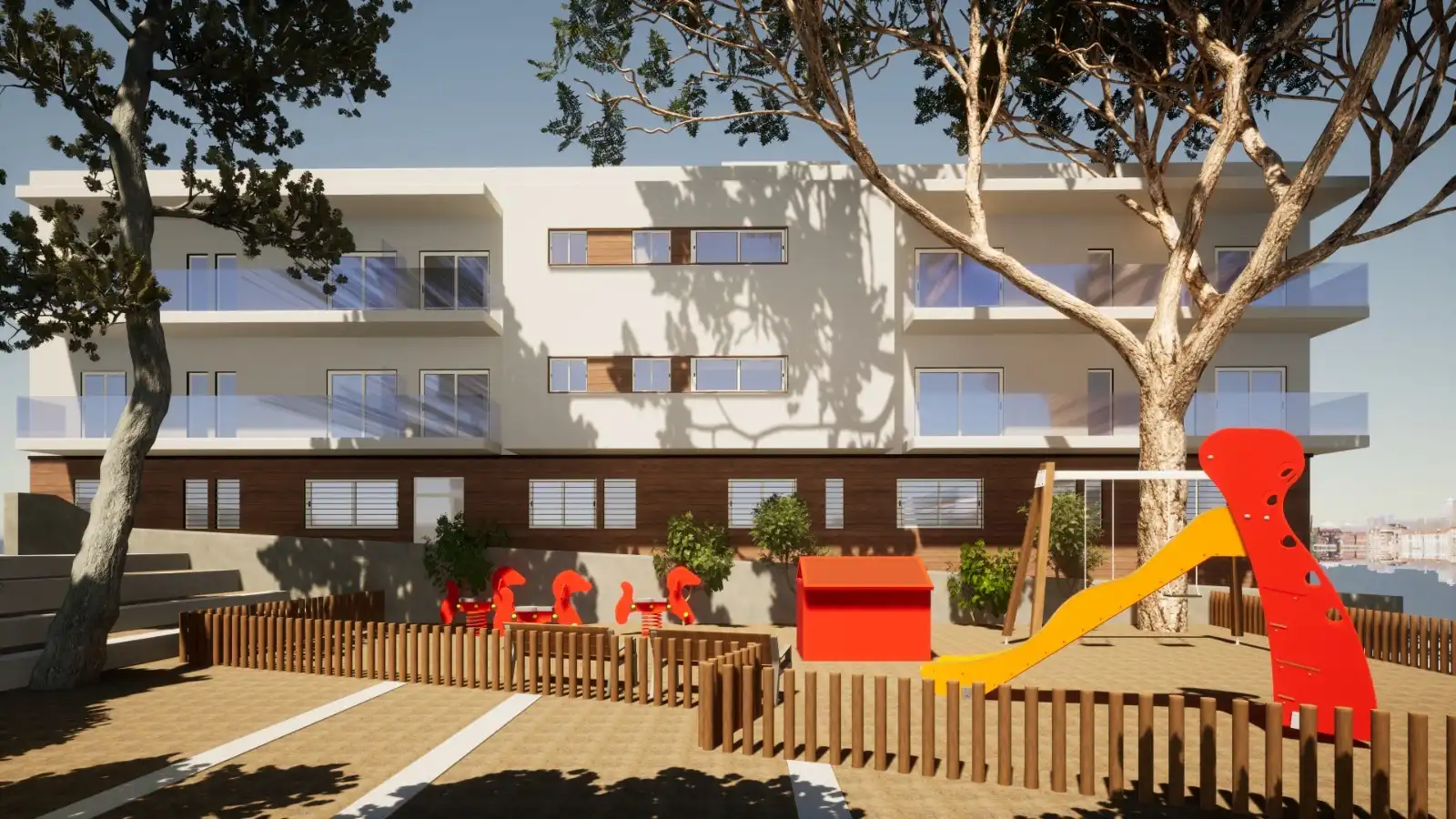 Vista exterior de Piso en venta en Pallejà con Aire acondicionado, Calefacción y Terraza