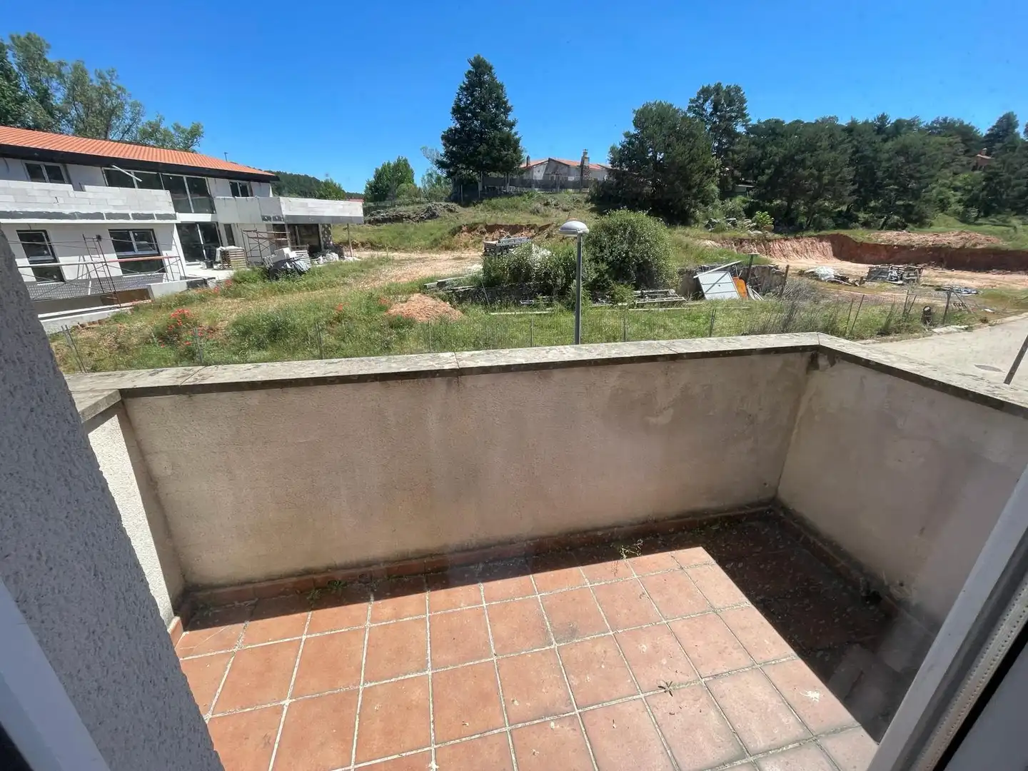 Terraza de Casa adosada en venta en San Leonardo de Yagüe con Calefacción, Jardín privado y Parquet