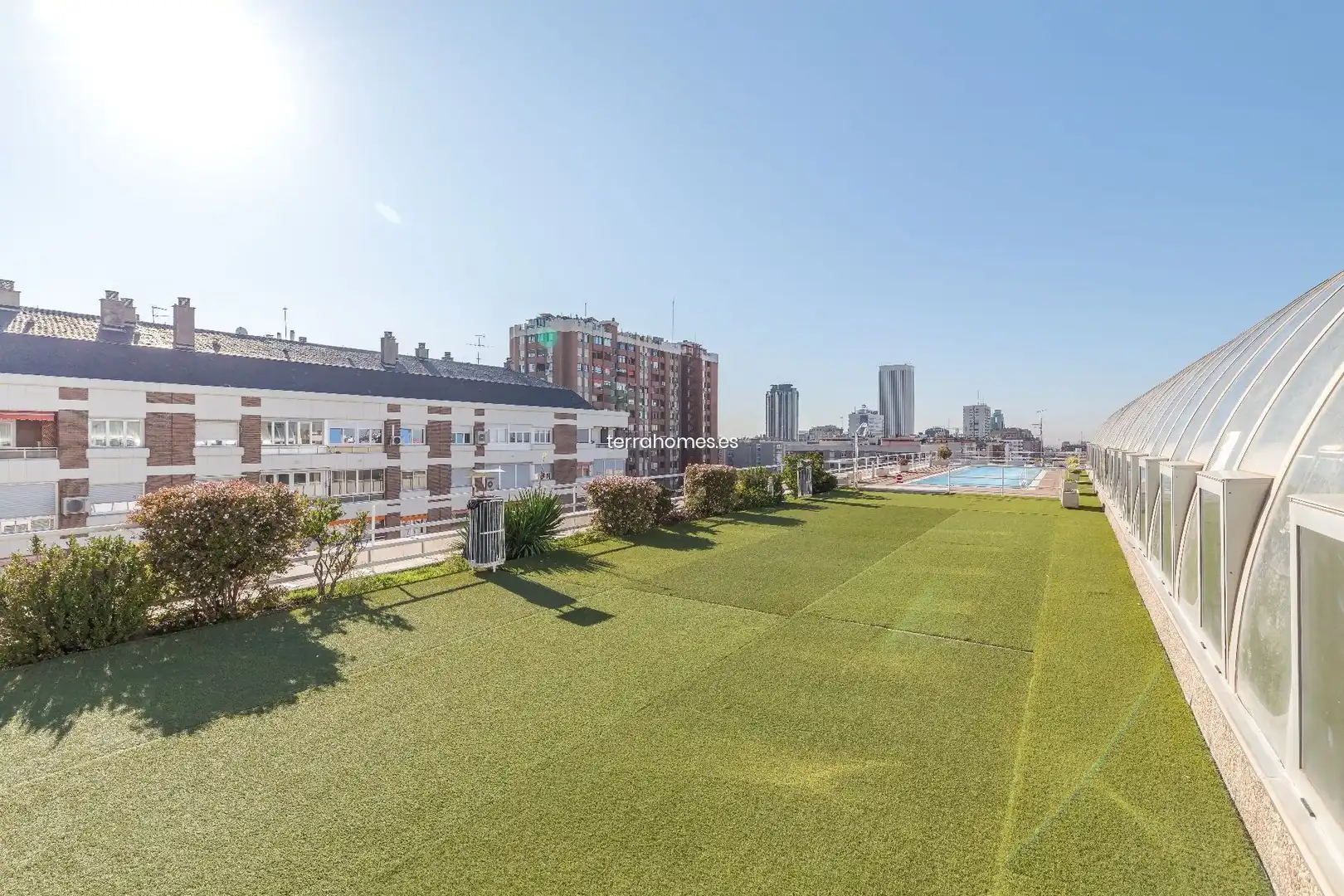 Terrassa de Dúplex de lloguer en Madrid amb Aire condicionat, Calefacció i Moblat