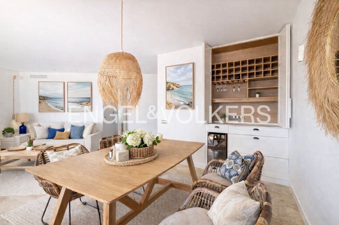 Esszimmer von Wohnung zum Verkauf in Vilanova i la Geltrú mit Klimaanlage, Heizung und Terrasse