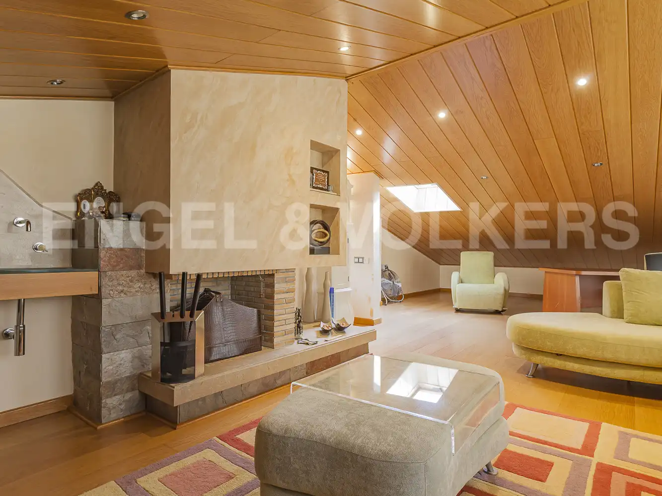 Sala d'estar de Casa o xalet en venda en Viladecavalls amb Aire condicionat, Calefacció i Piscina