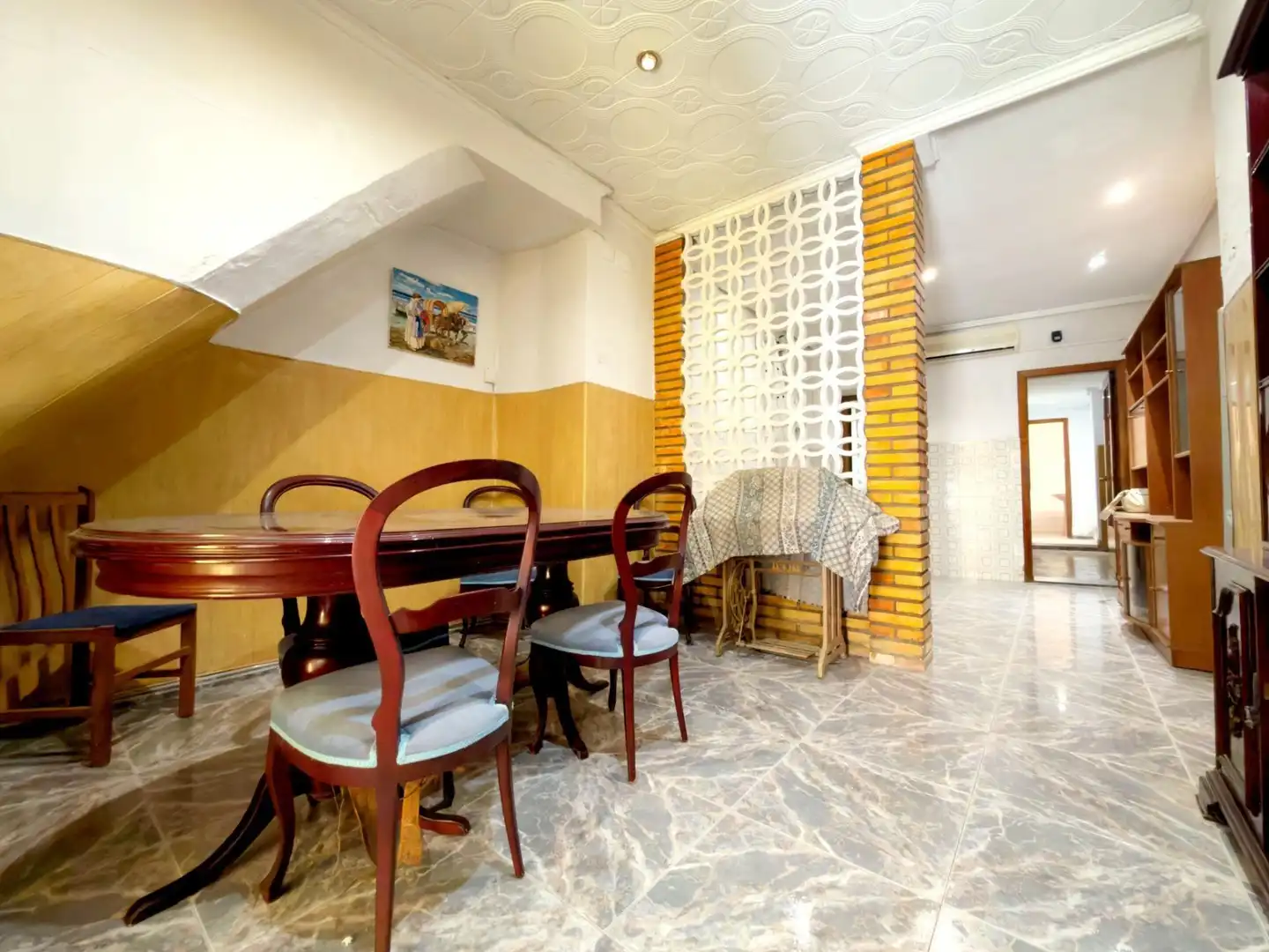 Dining room of Houses for sale in Museros  with Terrace and Balcony