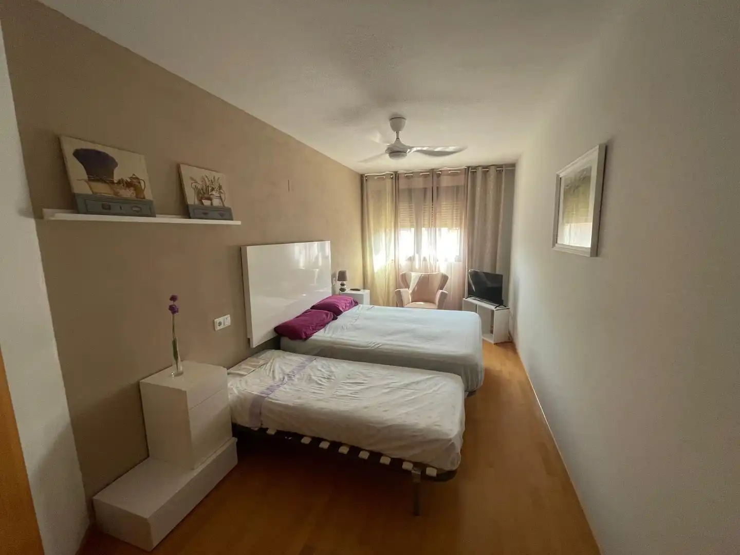 Schlafzimmer von Wohnung zum Verkauf in Águilas mit Klimaanlage, Privatgarten und Terrasse