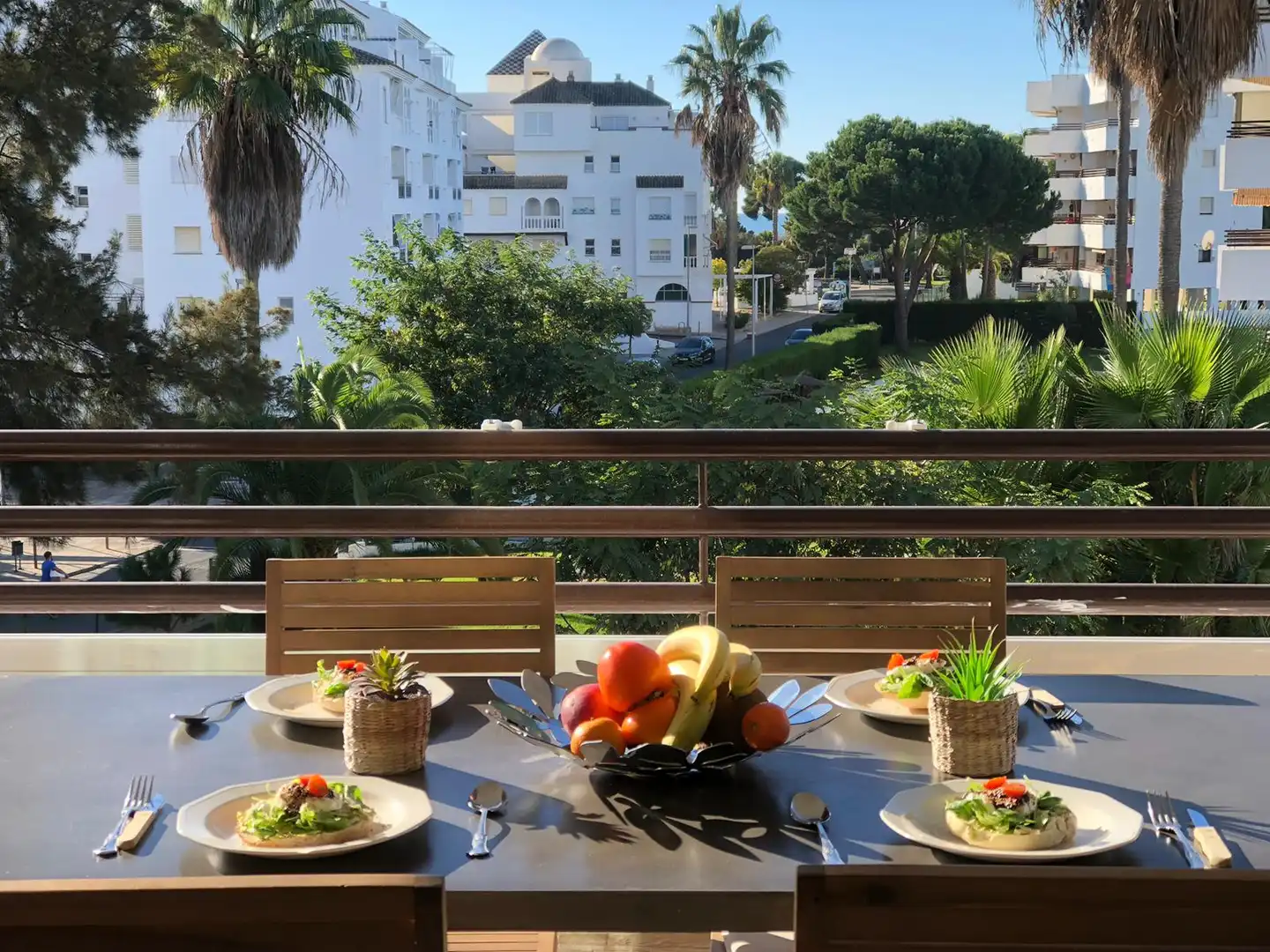 Terraza de Piso en venta en El Portil con Parquet, Terraza y Amueblado