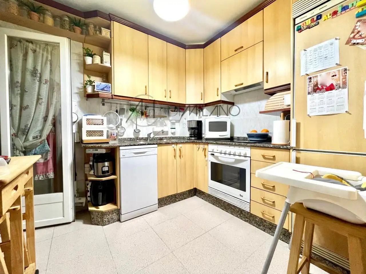 Kitchen of Flat for sale in Vigo   with Heating and Parquet flooring