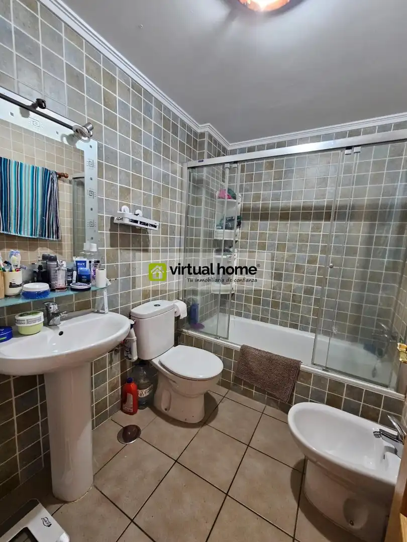 Bathroom of Flat for sale in Benimantell  with Air Conditioner, Terrace and Furnished