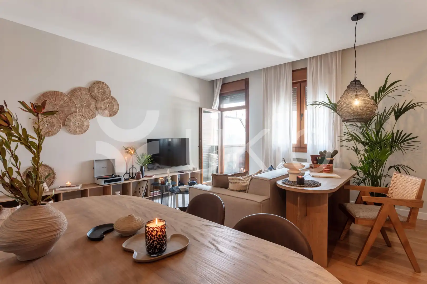Sala d'estar de Apartament de lloguer en Madrid amb Aire condicionat, Calefacció i Forn