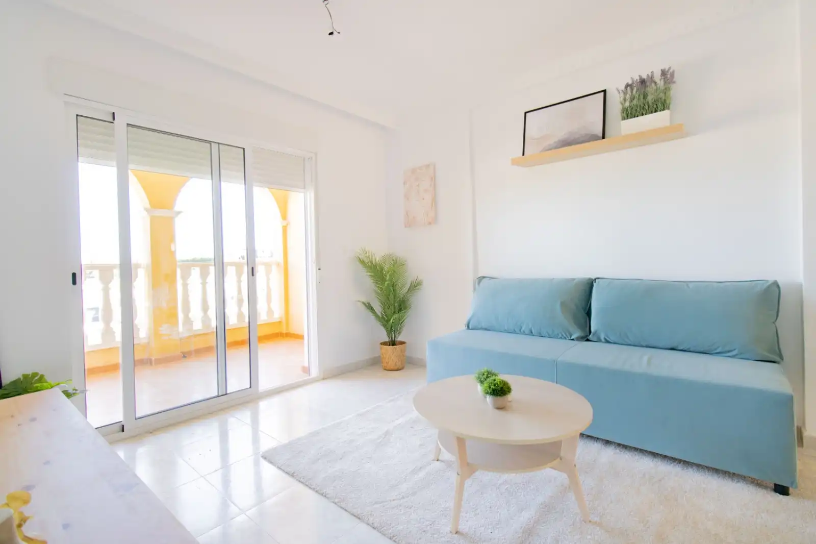 Living room of Flat for rent in Algorfa  with Furnished