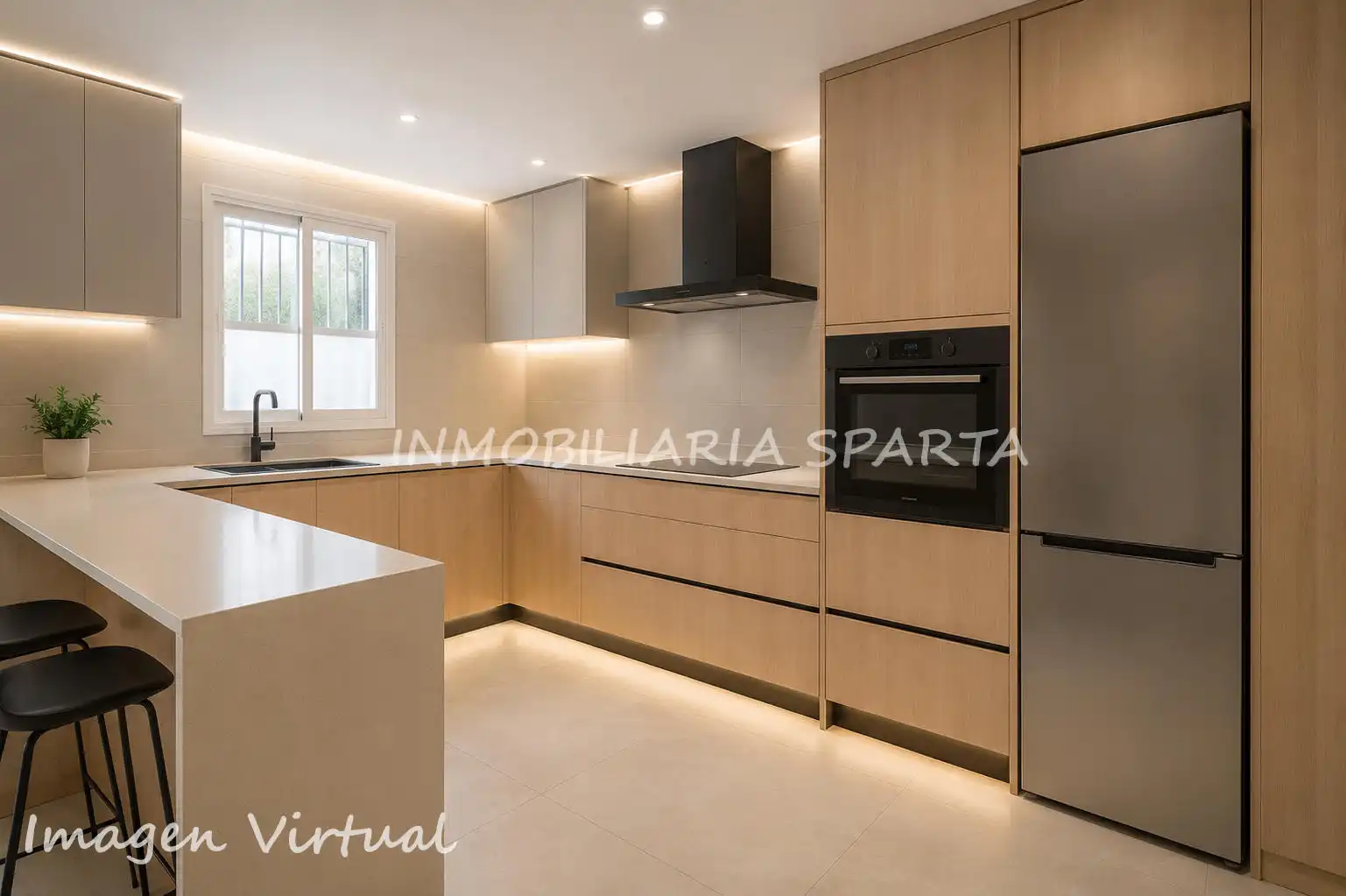 Kitchen of Detached homes for sale in Espartinas  with Air Conditioner and Heating