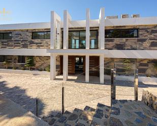 Vista exterior de Casa o xalet en venda en Benissa amb Aire condicionat, Terrassa i Piscina