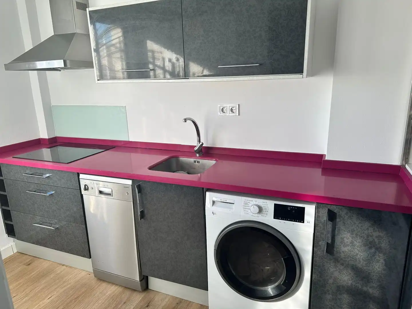 Cocina de Piso de alquiler en Sevilla con Aire acondicionado y Terraza