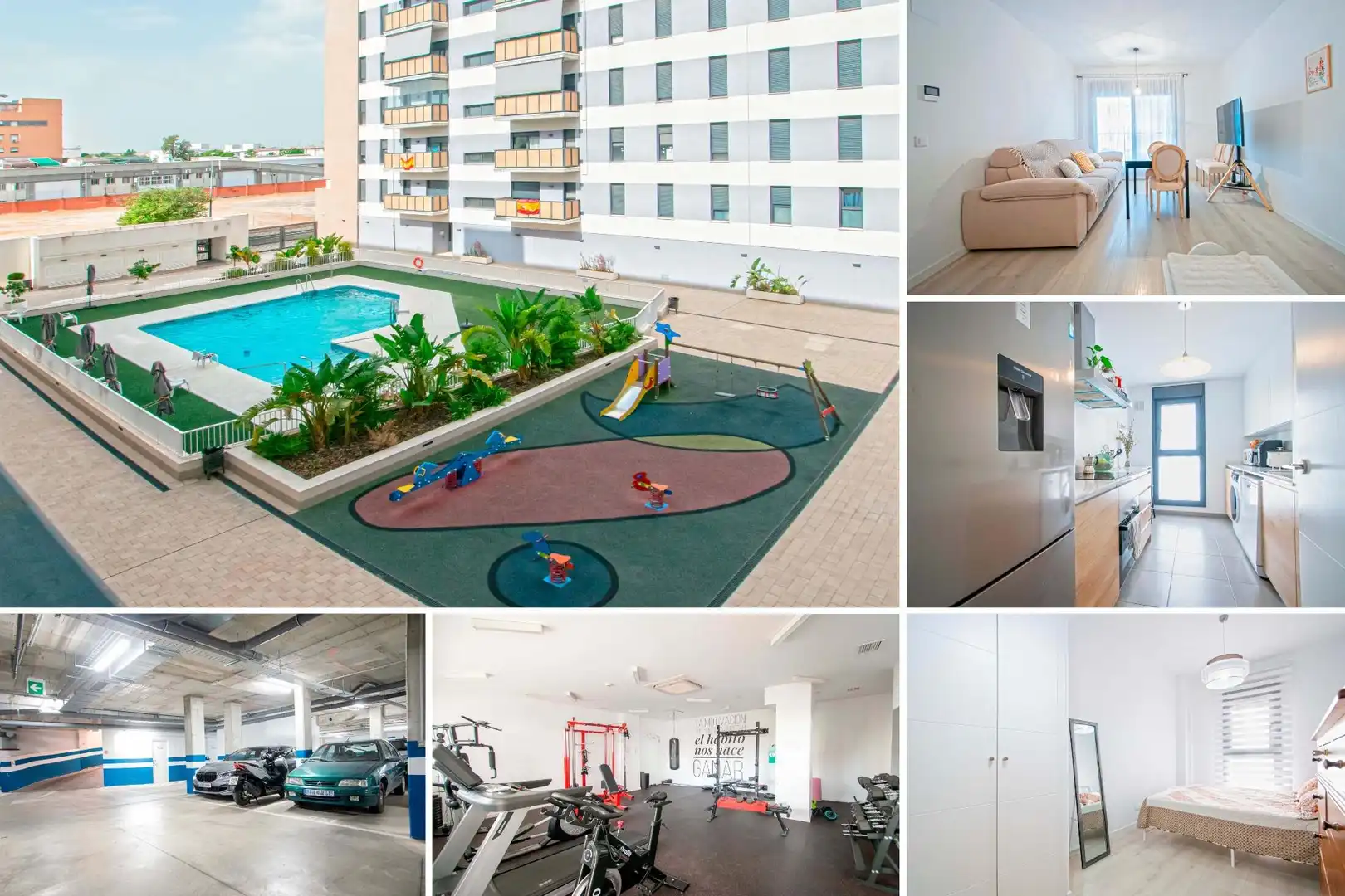 Exterior view of Flat for sale in Sevilla  with Air Conditioner, Heating and Private garden