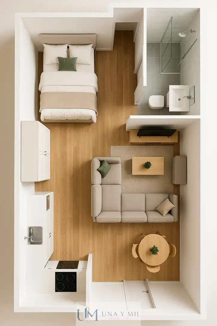Sala de estar de Estudio en venta en Salamanca con Calefacción y Amueblado