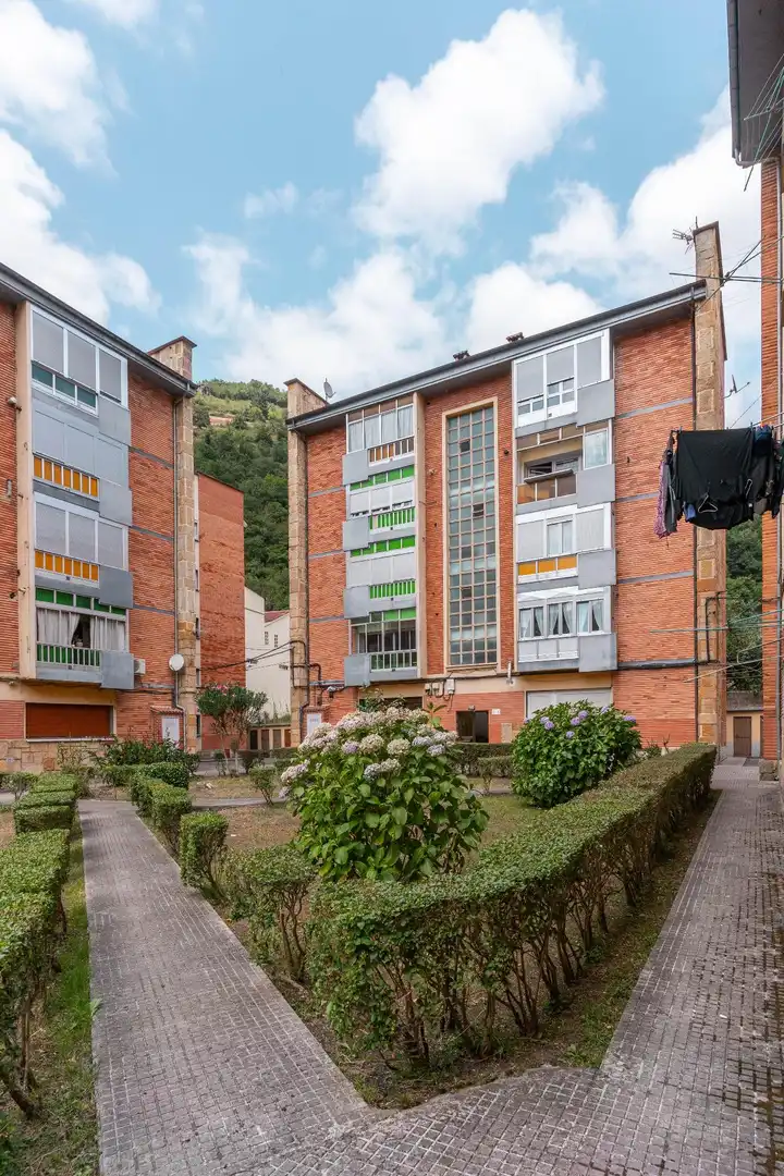 Vista exterior de Piso en venta en Aller