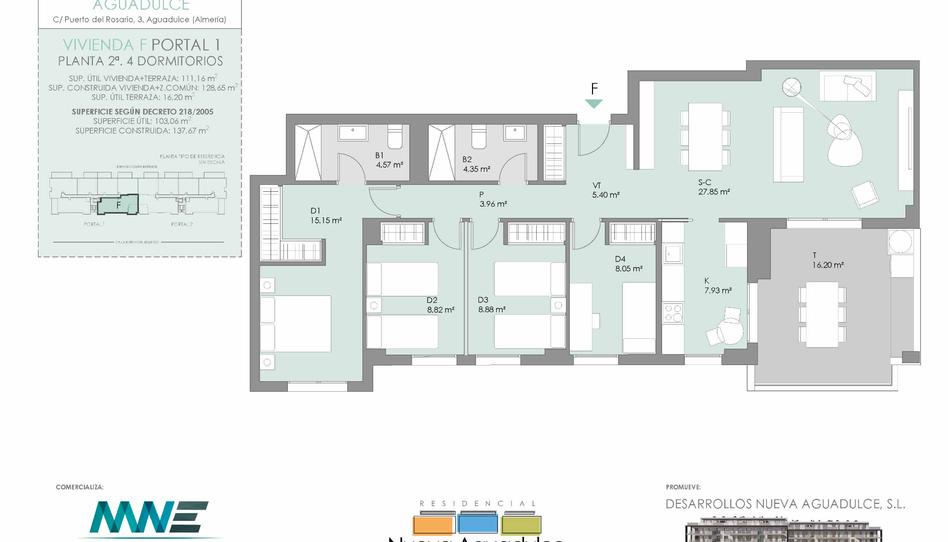 Photo 1 from new construction home in Flat for sale in Calle Puerto del Rosario, 3, Aguadulce Norte, Almería