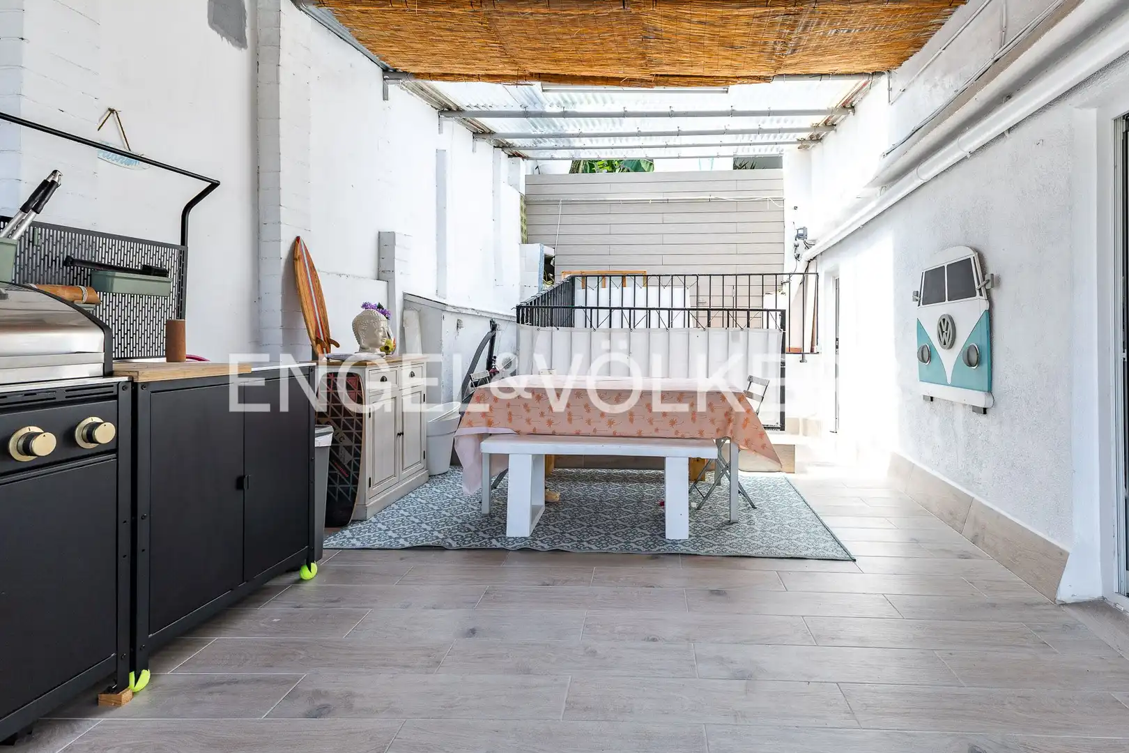 Terrassa de Casa adosada en venda en Montgat amb Calefacció, Parquet i Terrassa