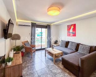 Living room of Apartment to rent in  Valencia Capital  with Air Conditioner, Terrace and Balcony