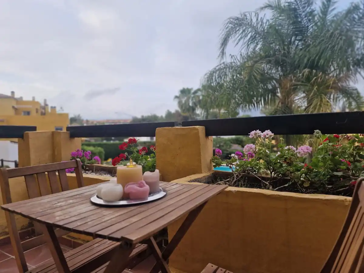 Terraza de Planta baja de alquiler en Marbella con Terraza y Piscina comunitaria