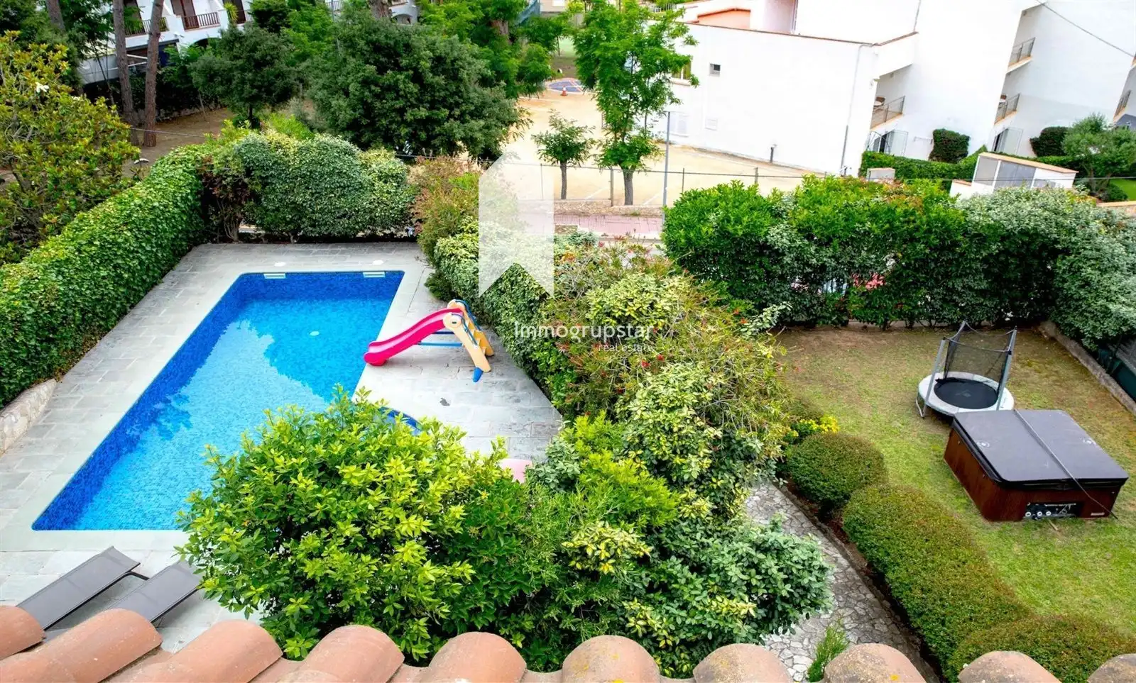 Garden of Houses for sale in Calonge i Sant Antoni  with Heating, Terrace and Swimming Pool