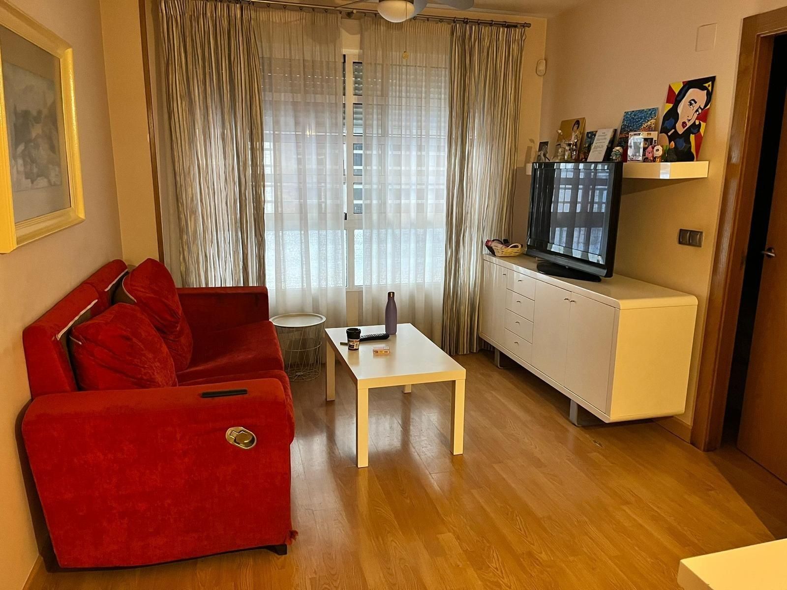 Living room of Flat for sale in  Murcia Capital  with Air Conditioner, Storage room and Furnished