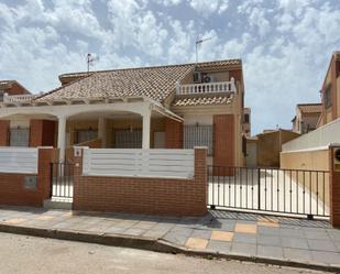 Exterior view of Single-family semi-detached to rent in Pilar de la Horadada  with Air Conditioner, Heating and Private garden