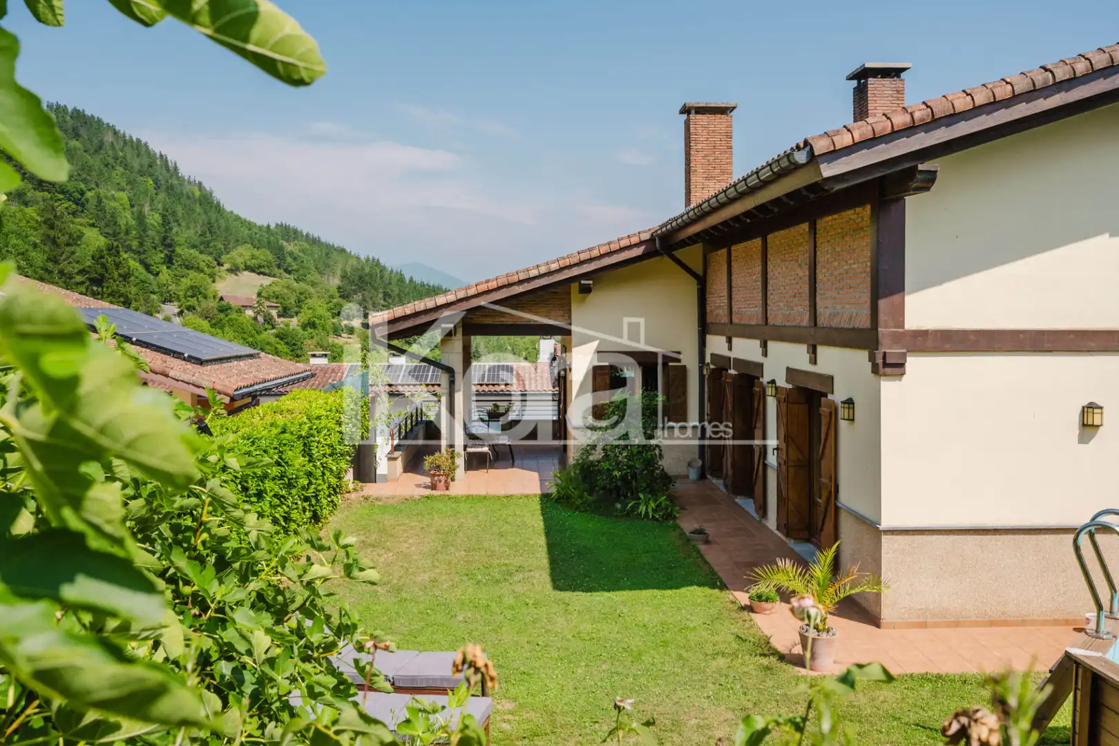 Jardín de Casa adosada en venta en Bergara con Calefacción, Jardín privado y Parquet