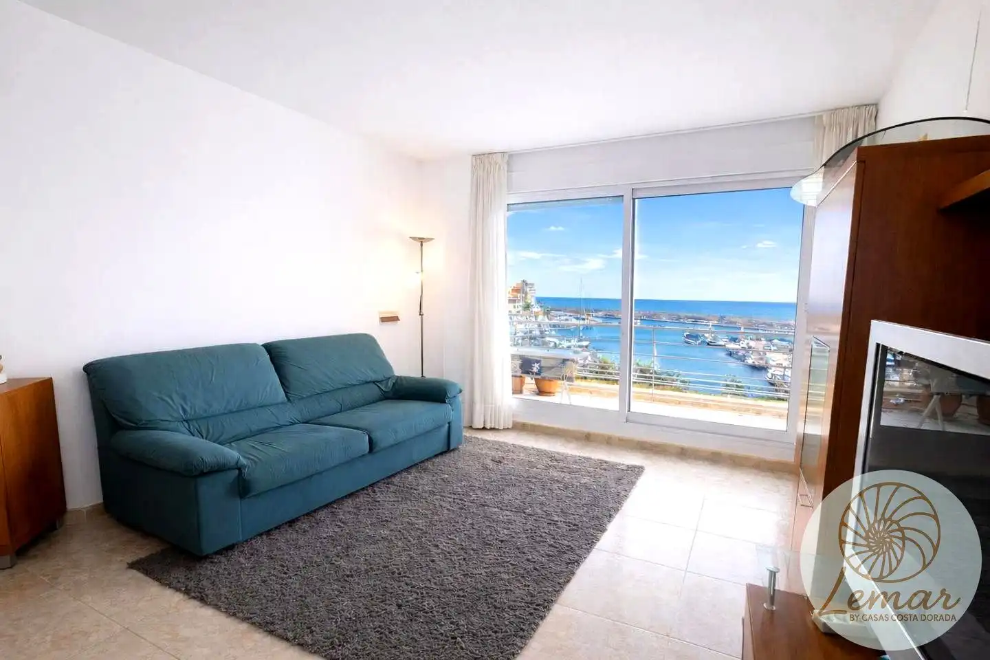Living room of Flat for sale in L'Ametlla de Mar   with Air Conditioner and Furnished