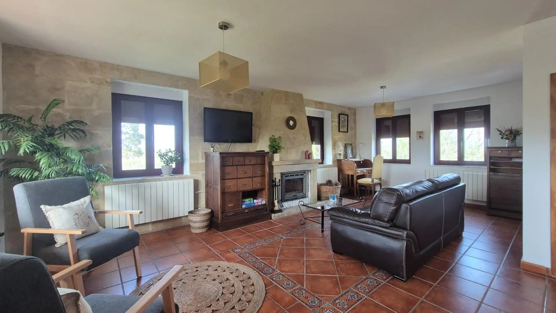 Sala de estar de Casa o chalet en venta en Cipérez con Piscina