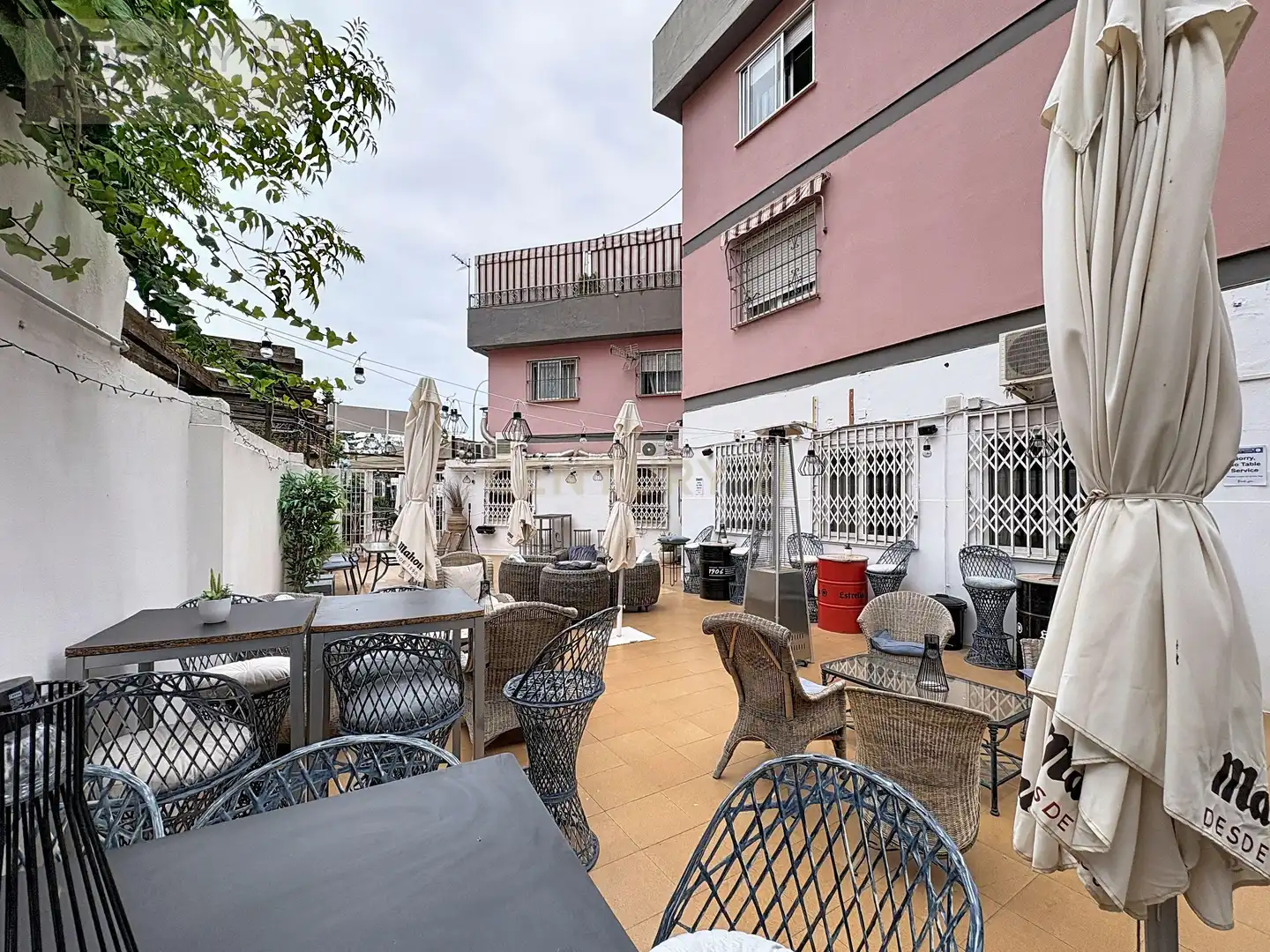 Terrace of Commercial properties for transfer in Benalmádena  with Air Conditioner