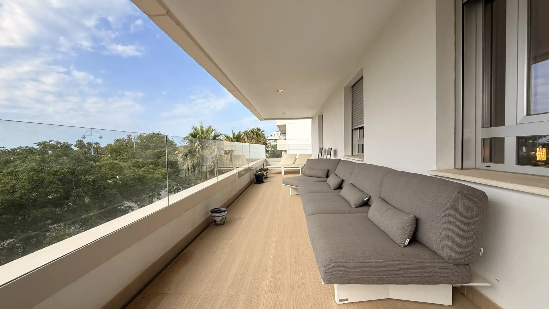 Terrassa de Apartament de lloguer en Marbella amb Aire condicionat, Calefacció i Terrassa