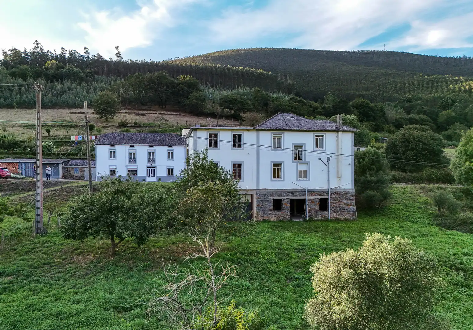 Vista exterior de Finca rústica en venta en A Pontenova   con Amueblado