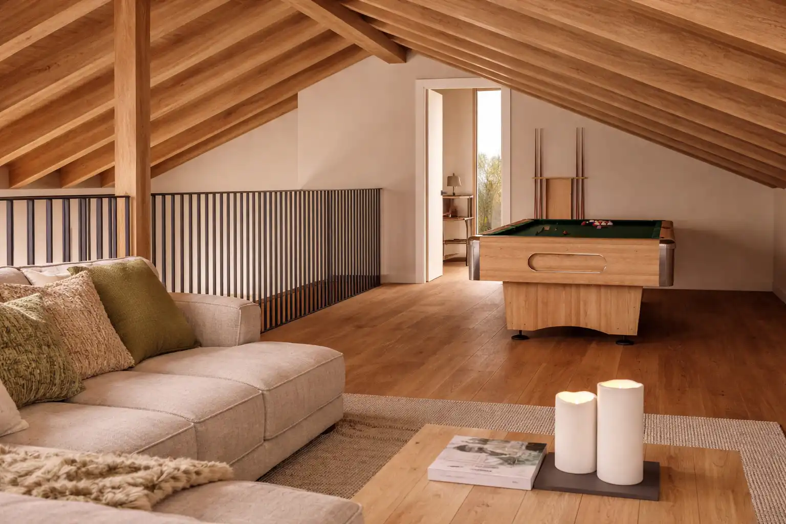 Sala de estar de Casa o chalet en venta en Sainte - Léocadie con Aire acondicionado, Calefacción y Jardín privado