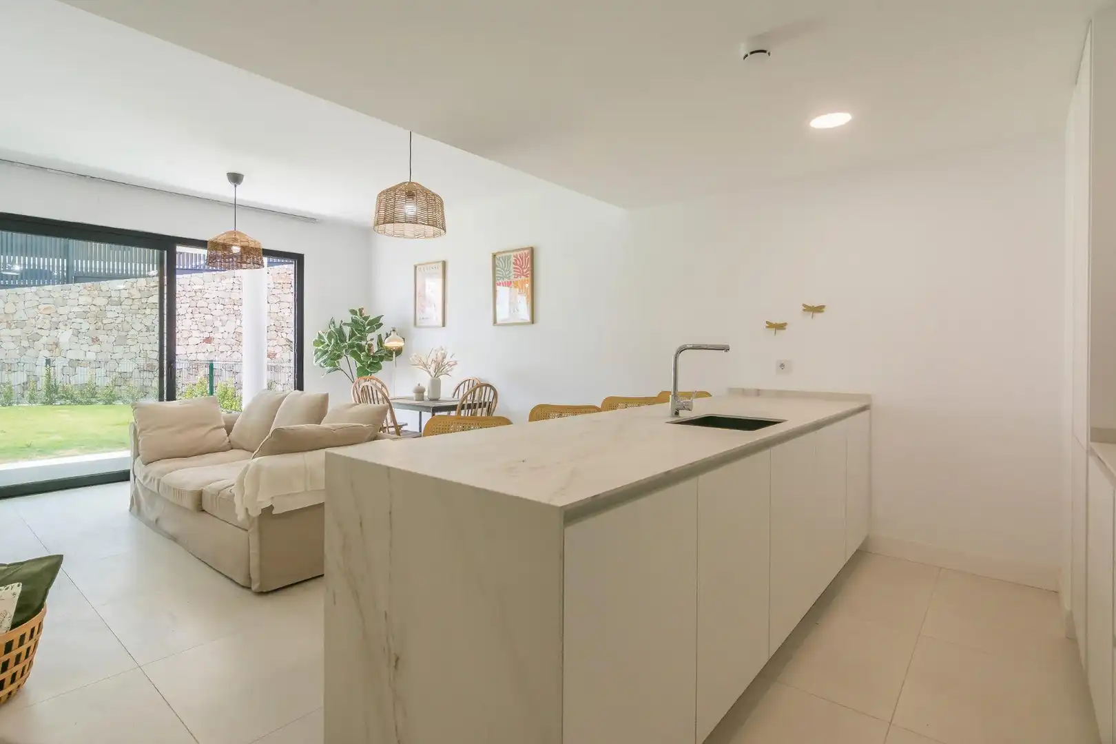 Kitchen of Flat for sale in Fuengirola  with Air Conditioner, Heating and Private garden