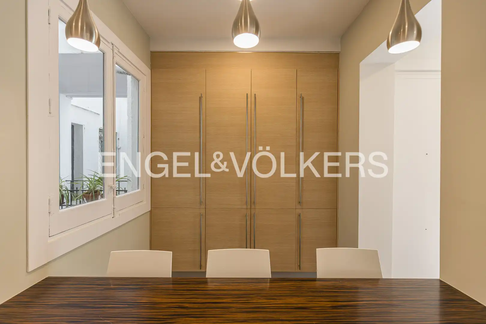 Esszimmer von Wohnung zur Miete in Madrid mit Klimaanlage, Heizung und Parkett