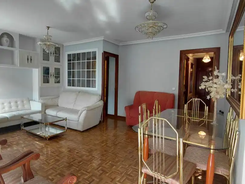 Sala de estar de Piso en venta en  Madrid Capital con Aire acondicionado, Terraza y Balcón