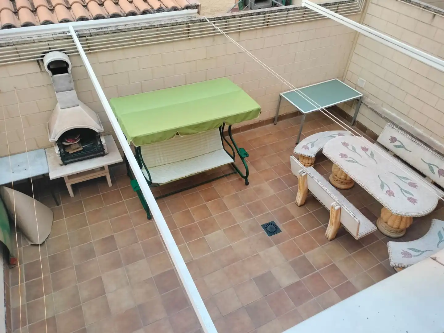 Terrassa de Casa adosada en venda en Argamasilla de Calatrava amb Aire condicionat, Calefacció i Terrassa