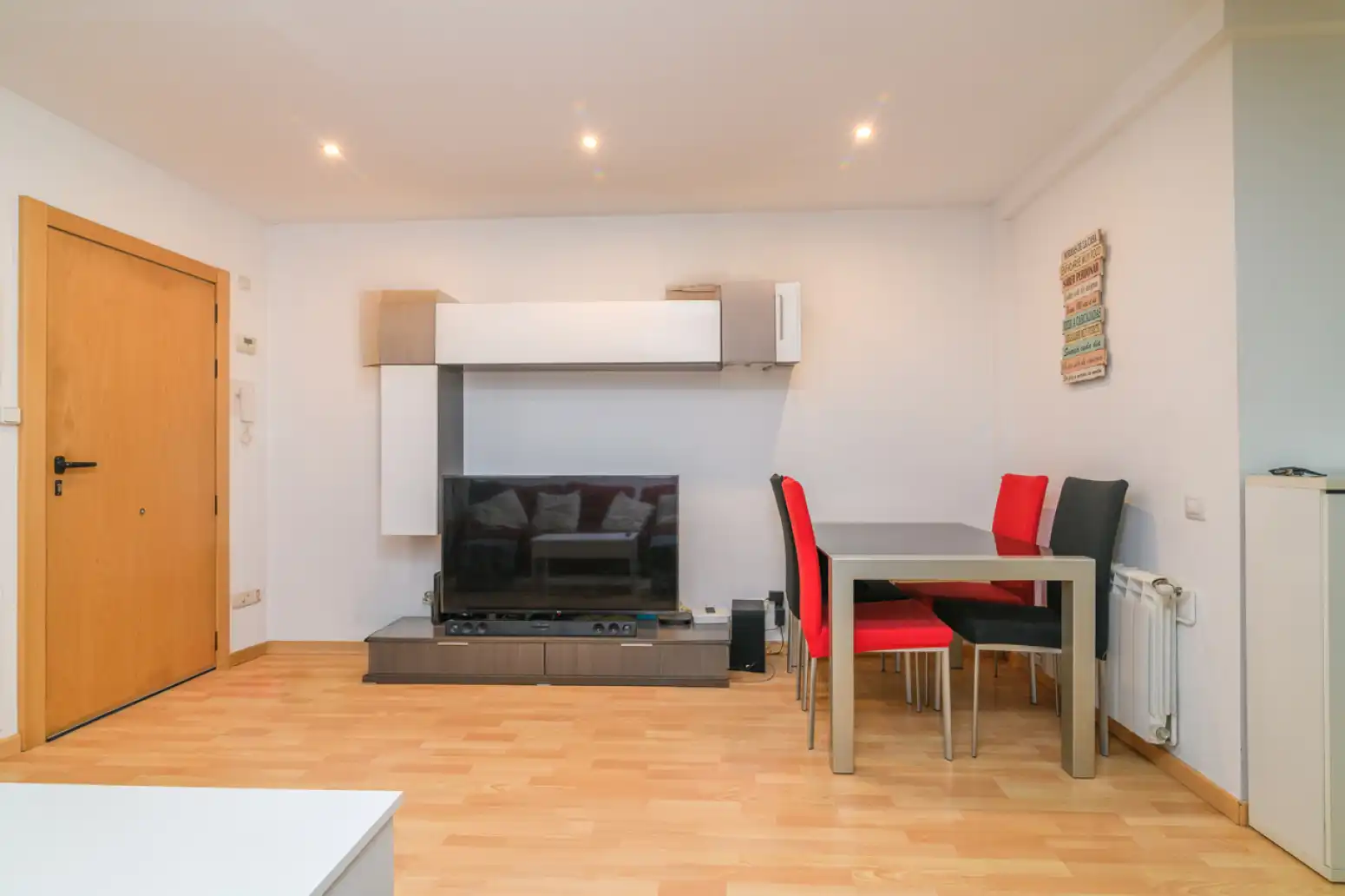 Living room of Flat for sale in Sant Boi de Llobregat  with Parquet flooring and Terrace