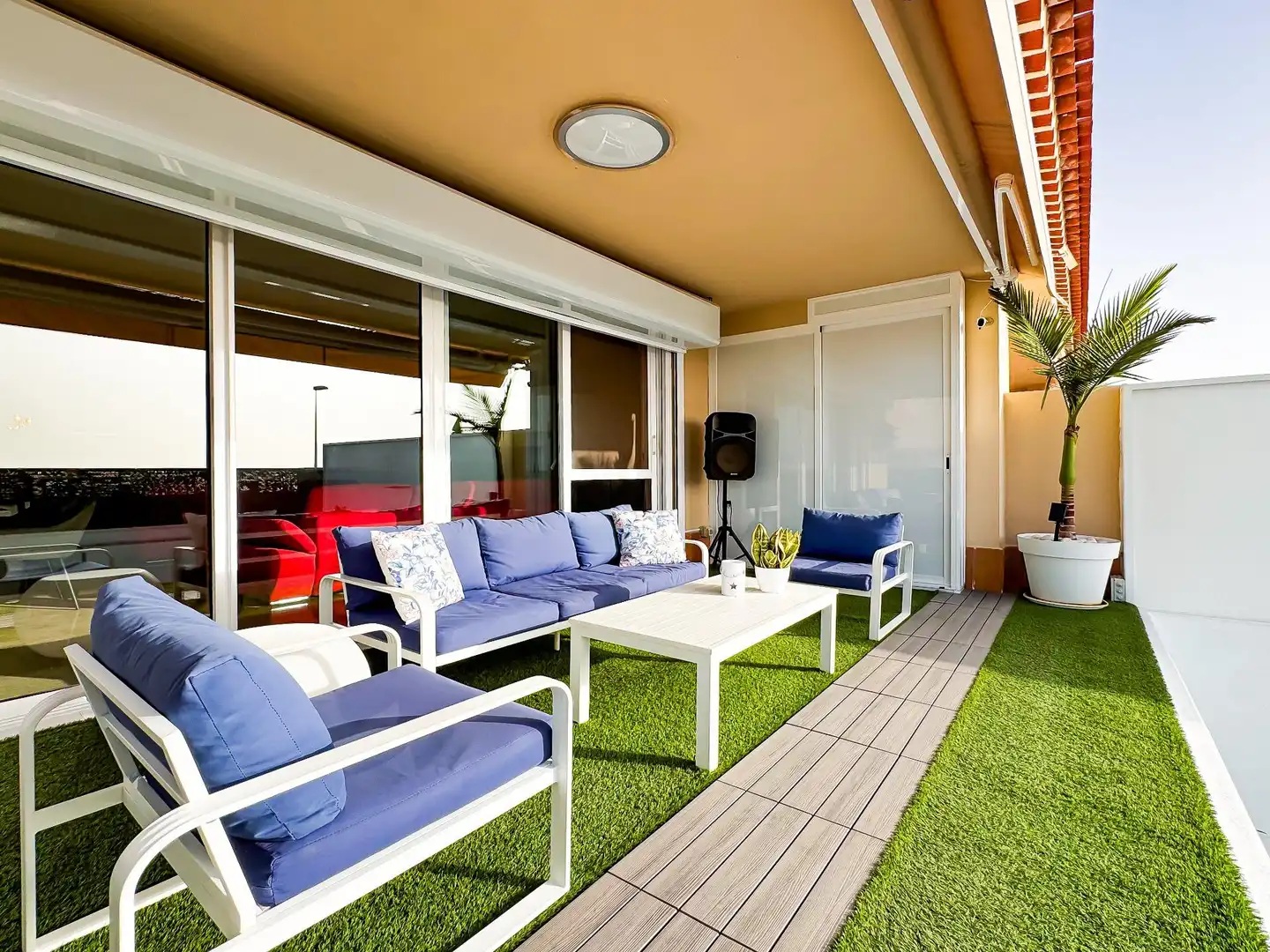 Terrace of Houses for sale in Santiago del Teide  with Air Conditioner, Private garden and Terrace