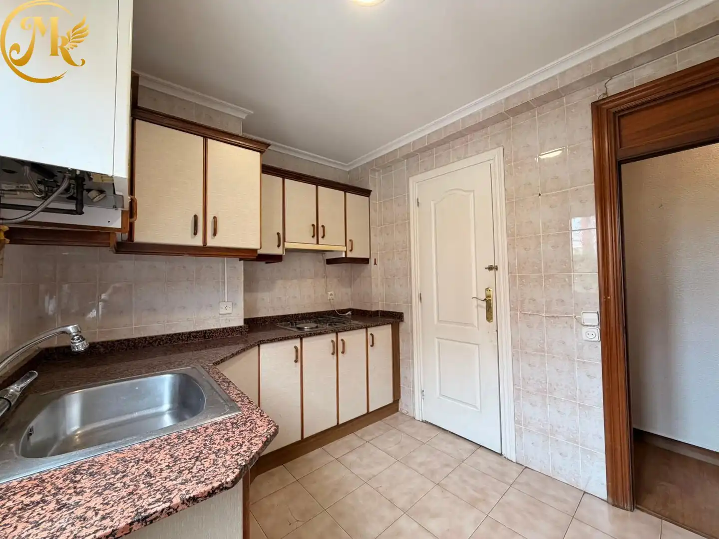 Kitchen of Flat for sale in Santander  with Private garden, Parquet flooring and Terrace