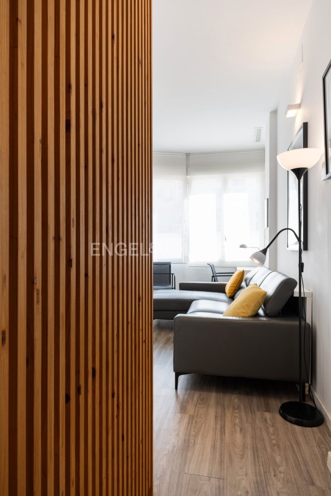 Sala d'estar de Apartament en venda en  Valencia Capital amb Aire condicionat, Calefacció i Moblat