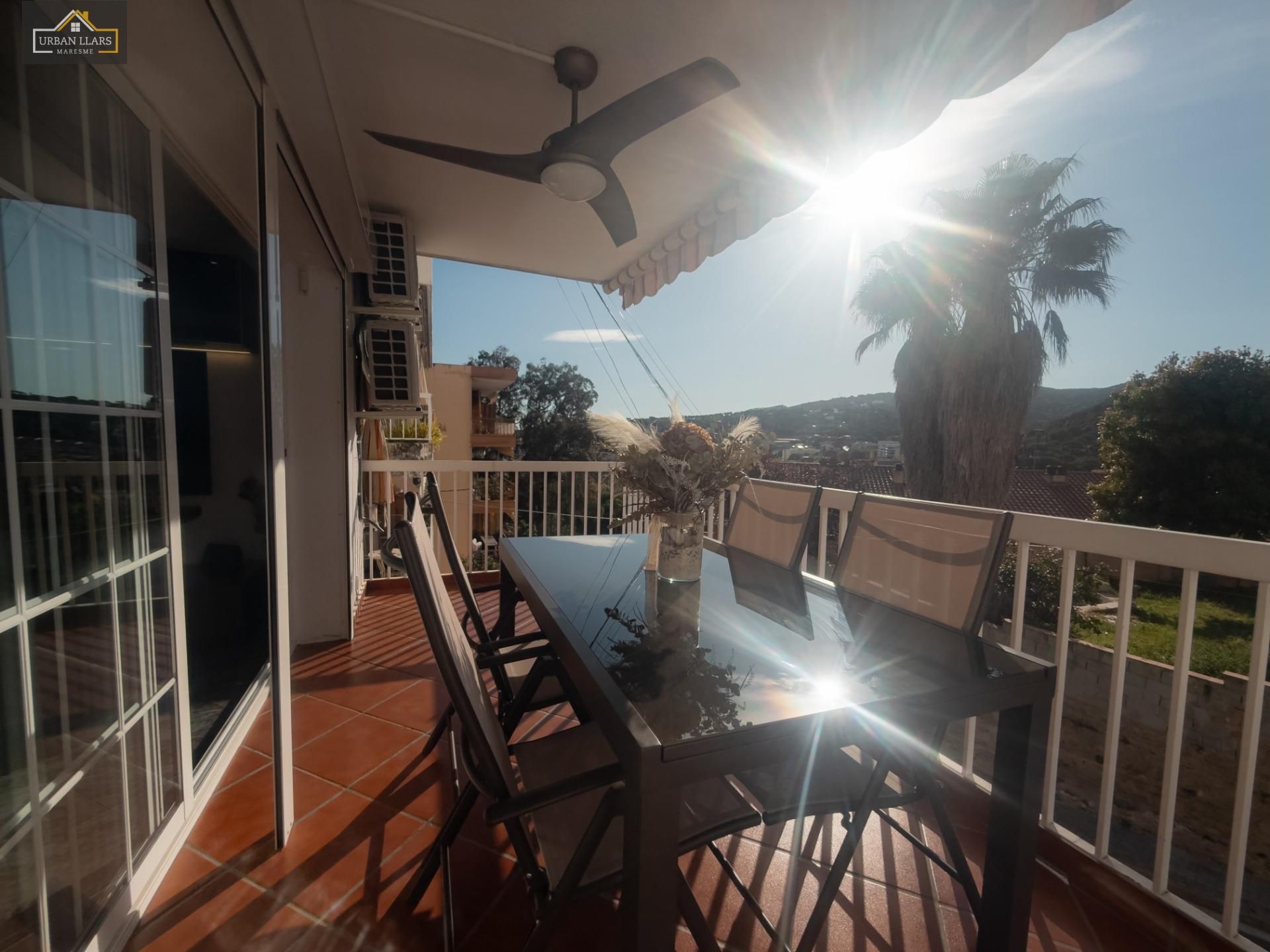 Terrace of Flat for sale in Sant Andreu de Llavaneres  with Air Conditioner, Heating and Balcony