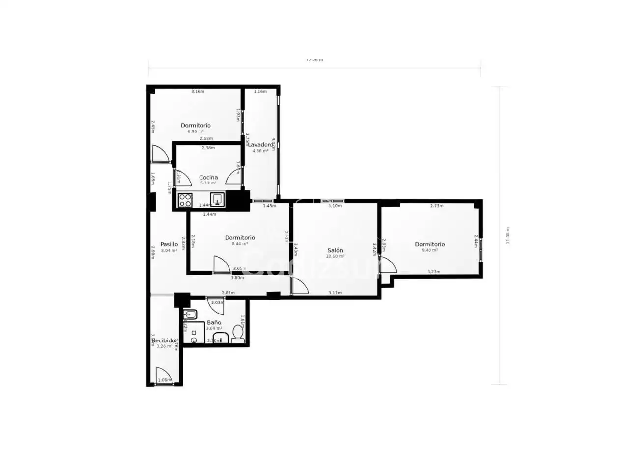 Piso en venta en Cádiz con Terraza y Alarma