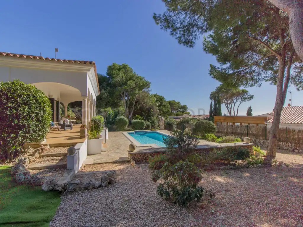 Jardín de Casa o chalet en venta en Sant Lluís con Calefacción, Jardín privado y Piscina