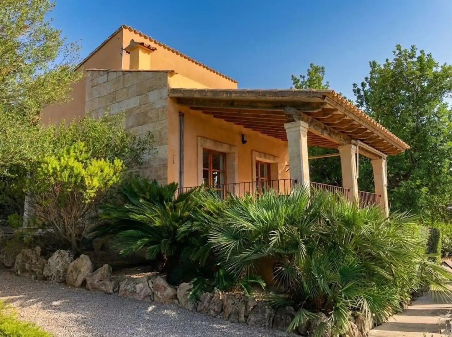 Exterior view of Houses for rent in Campanet  with Heating, Private garden and Terrace